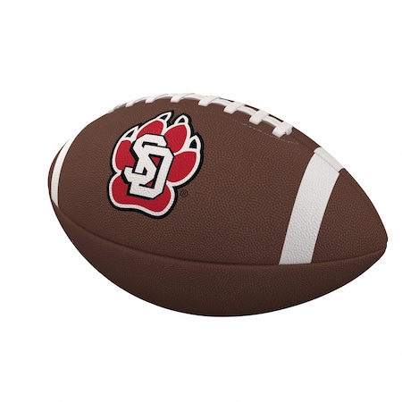 Logo Brands South Dakota Team Stripe Official-Size Composite Football 338-93FC-1